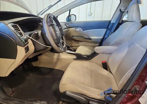 2013 Honda Civic Lx из США, поврежденный, VIN 19XFB2F54DE011566